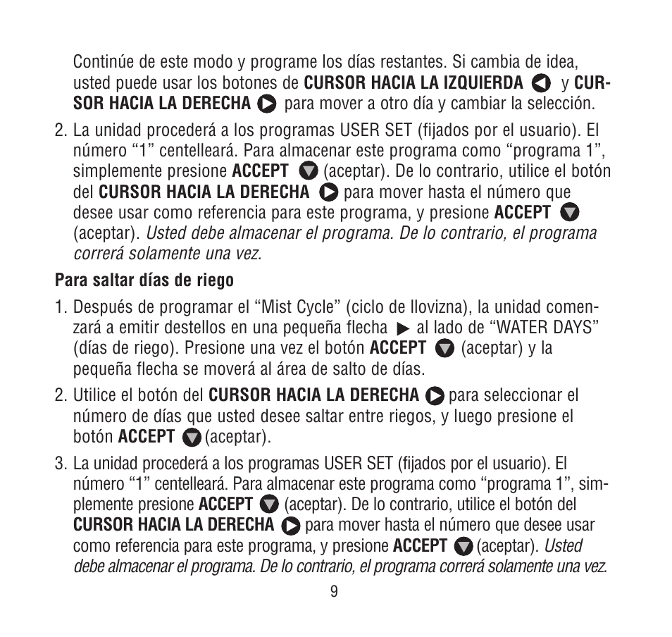 Melnor 3060 - Original User Manual | Page 50 / 59