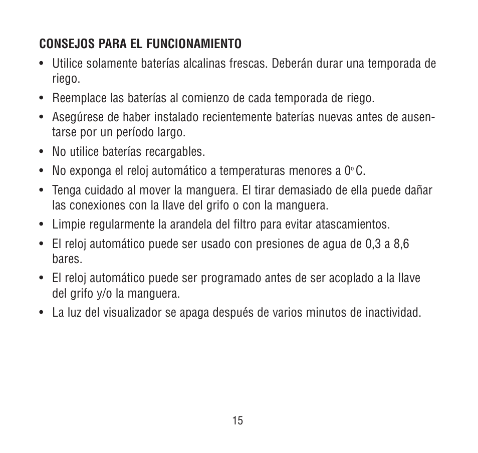 Melnor 3060 - Original User Manual | Page 56 / 59
