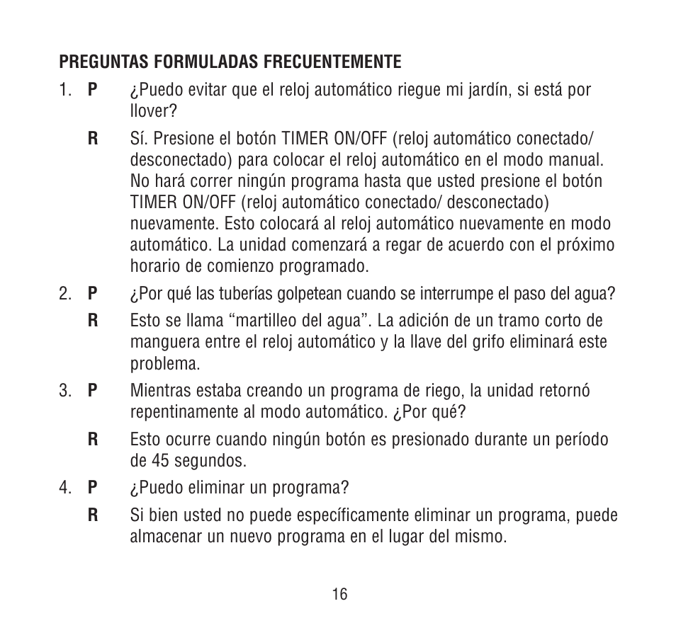 Melnor 3060 - Original User Manual | Page 57 / 59