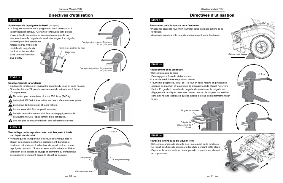 Directives d’utilisation | MoJack PRO User Manual | Page 26 / 29