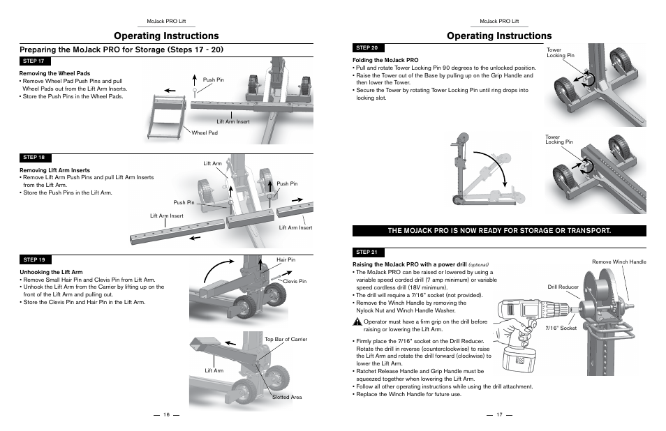 Operating instructions | MoJack PRO User Manual | Page 9 / 29