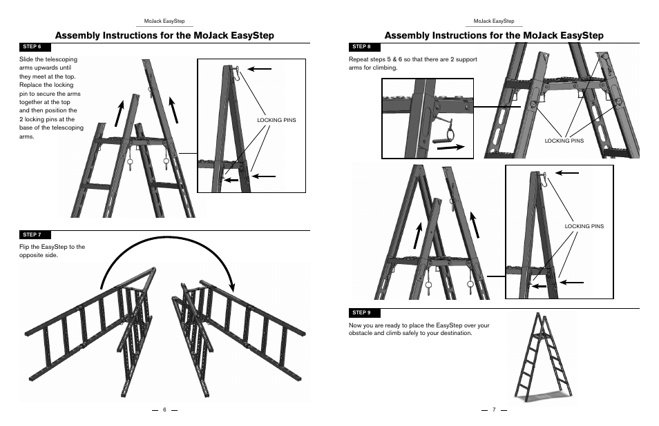 Assembly instructions for the mojack easystep | MoJack EasyStep by MoJack User Manual | Page 4 / 11