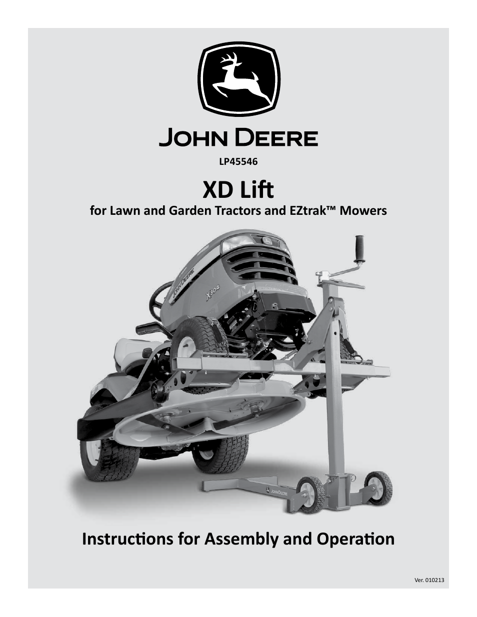 MoJack John Deere XD Lift User Manual | 24 pages