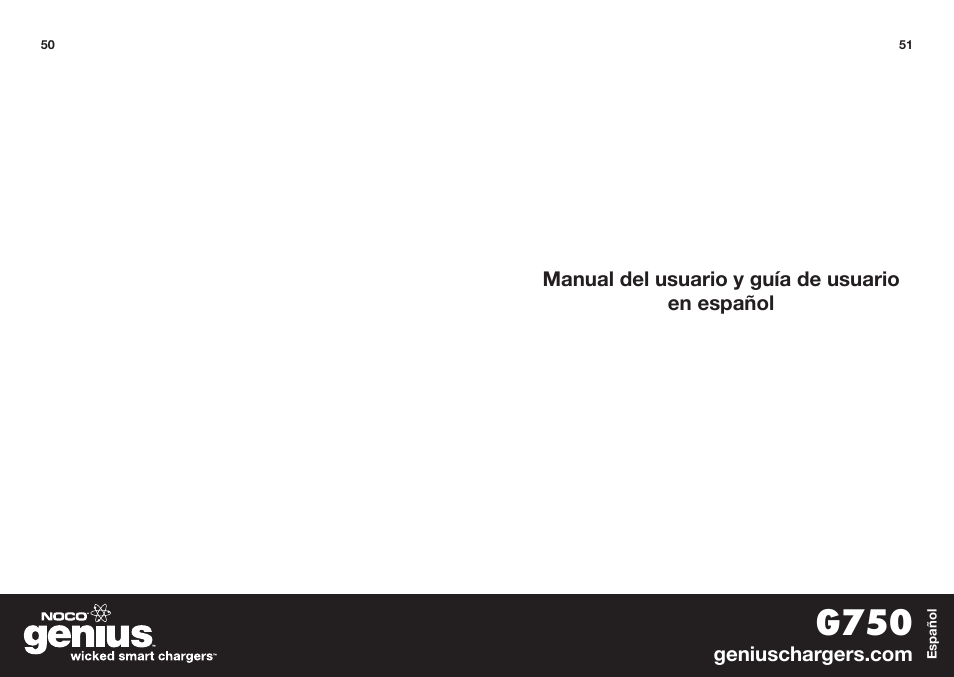 G750 | NOCO Genius G750 User Manual | Page 27 / 40