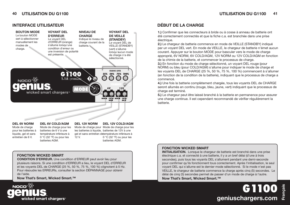 G1100 | NOCO Genius G1100 User Manual | Page 22 / 44