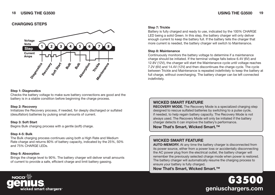 G3500 | NOCO Genius G3500 User Manual | Page 11 / 47
