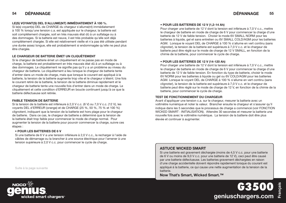 G3500 | NOCO Genius G3500 User Manual | Page 29 / 47