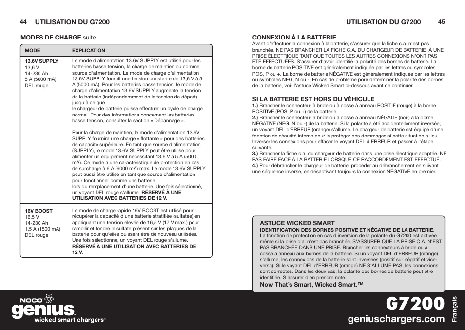 G7200 | NOCO Genius G7200 User Manual | Page 24 / 52