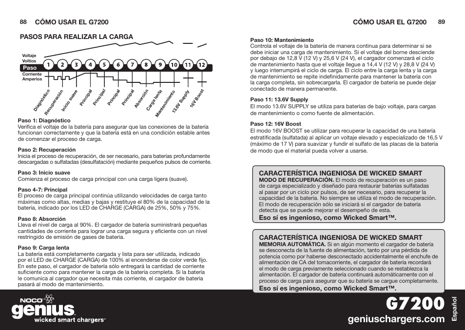 G7200 | NOCO Genius G7200 User Manual | Page 46 / 52