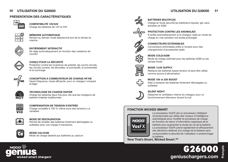 NOCO Genius G26000 User Manual | Page 32 / 58