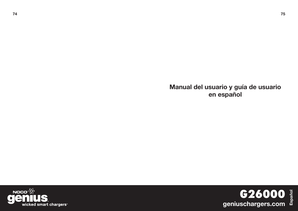 NOCO Genius G26000 User Manual | Page 39 / 58