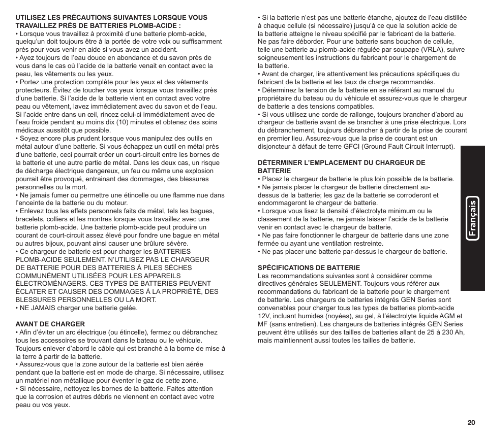 NOCO Genius GEN Series User Manual | Page 11 / 23