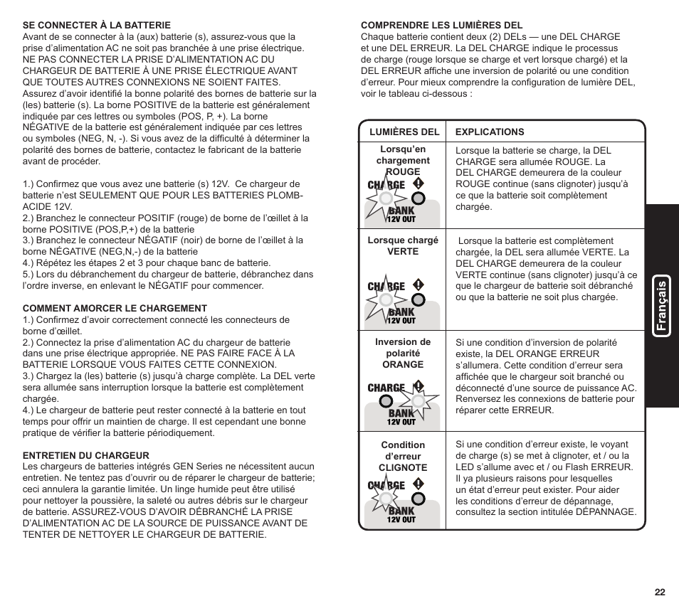 NOCO Genius GEN Series User Manual | Page 12 / 23