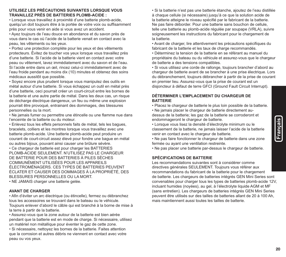 NOCO Genius GEN Mini Series User Manual | Page 11 / 23