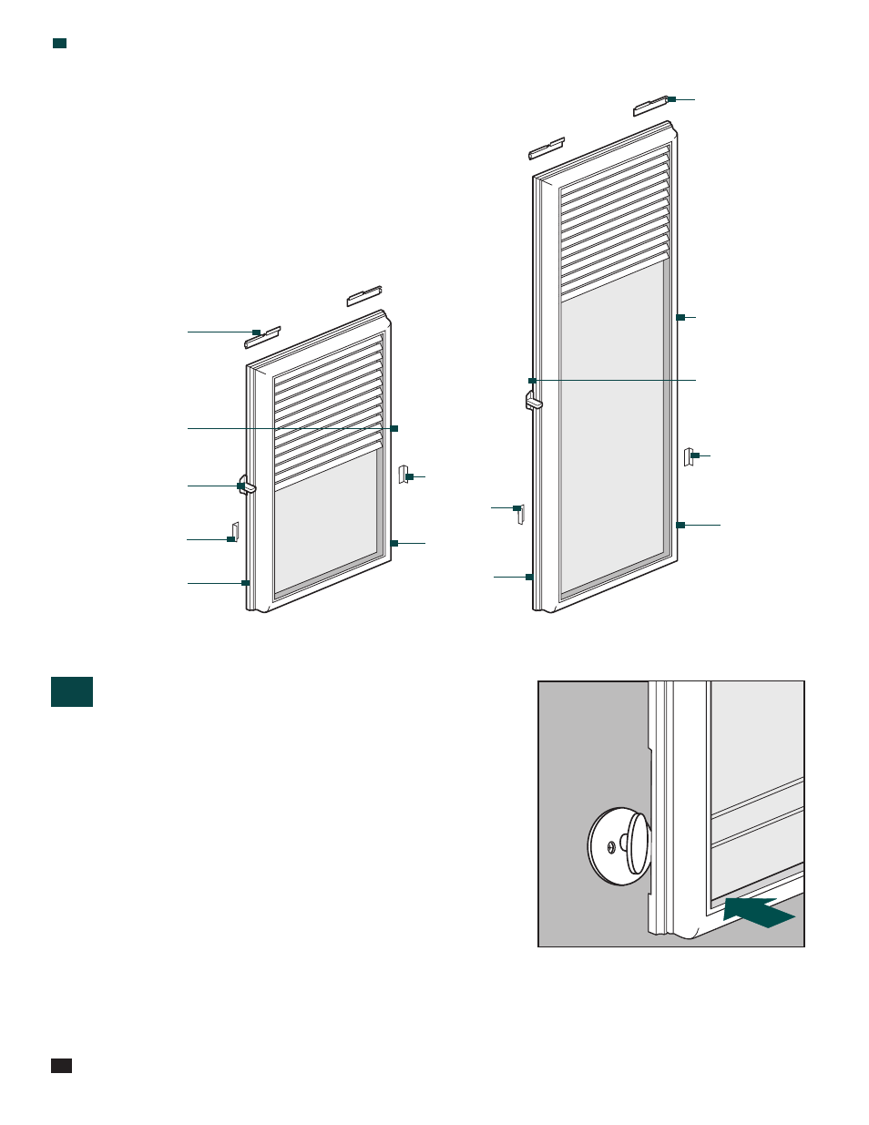 Does it fit, Door hardware interference | ODL Add-on/DIY Blinds —raised frame door glass User Manual | Page 2 / 16
