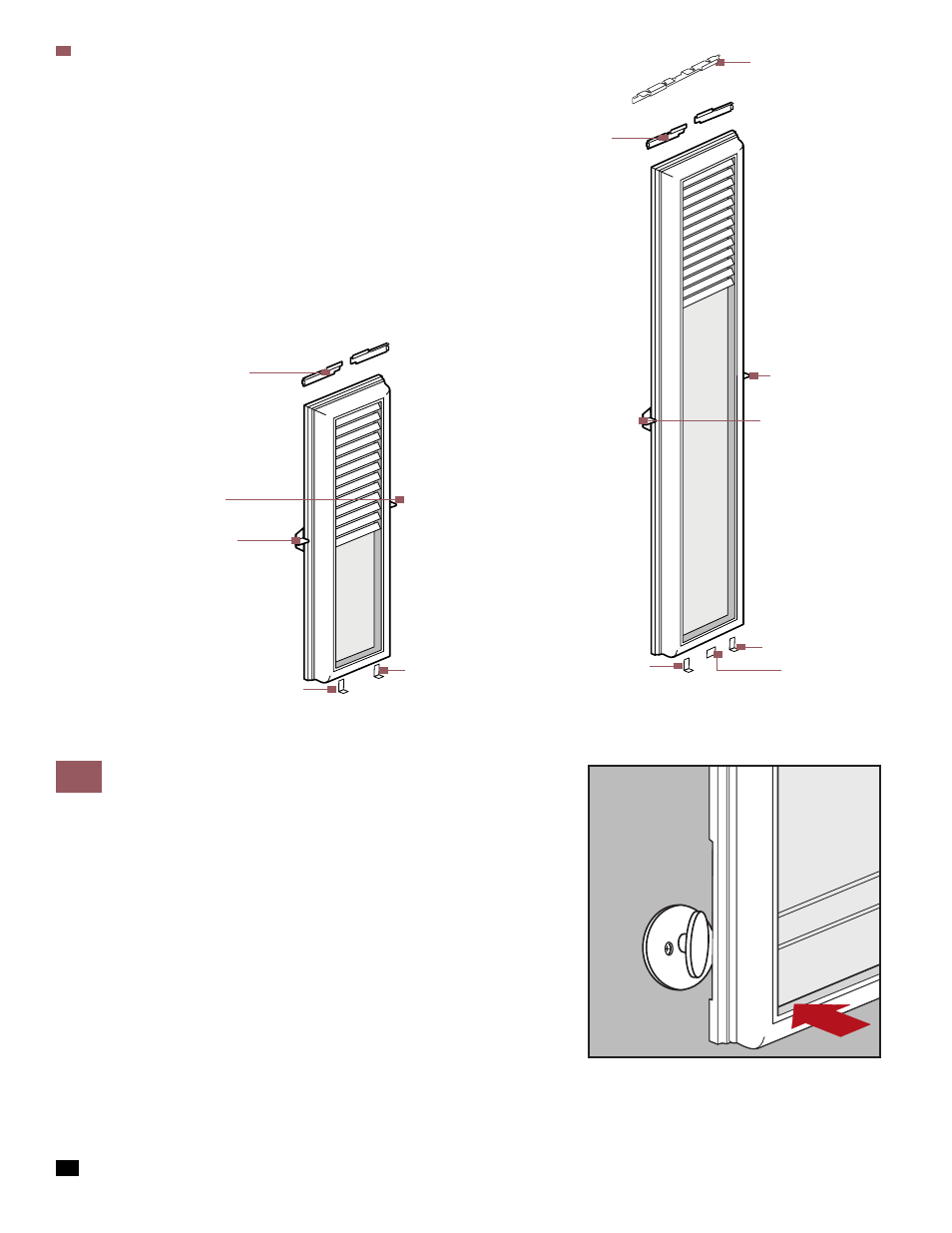 Does it fit, Door hardware interference | ODL Add-on/DIY Blinds—raised frame sidelights User Manual | Page 2 / 12