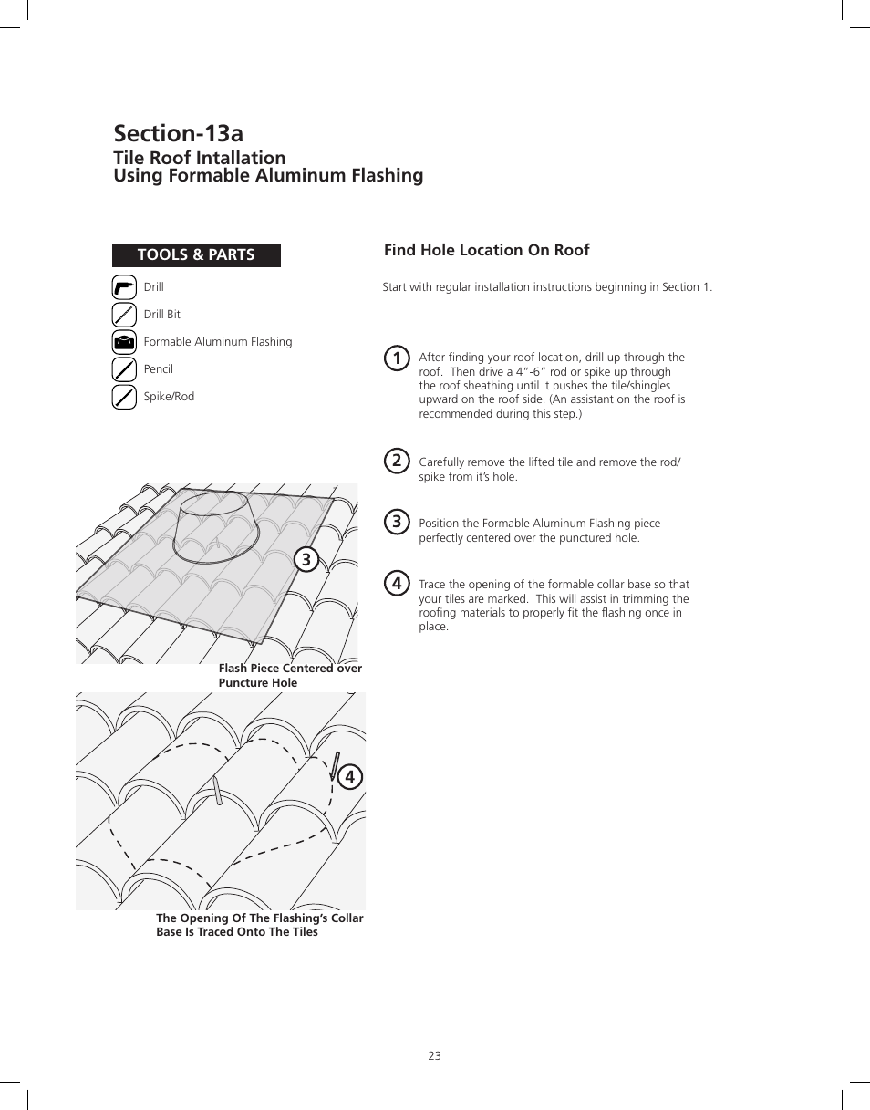 ODL Tubular Skylight User Manual | Page 23 / 31