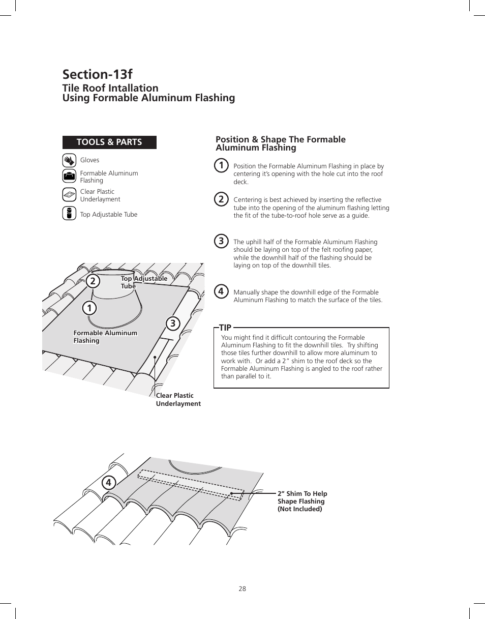 ODL Tubular Skylight User Manual | Page 28 / 31