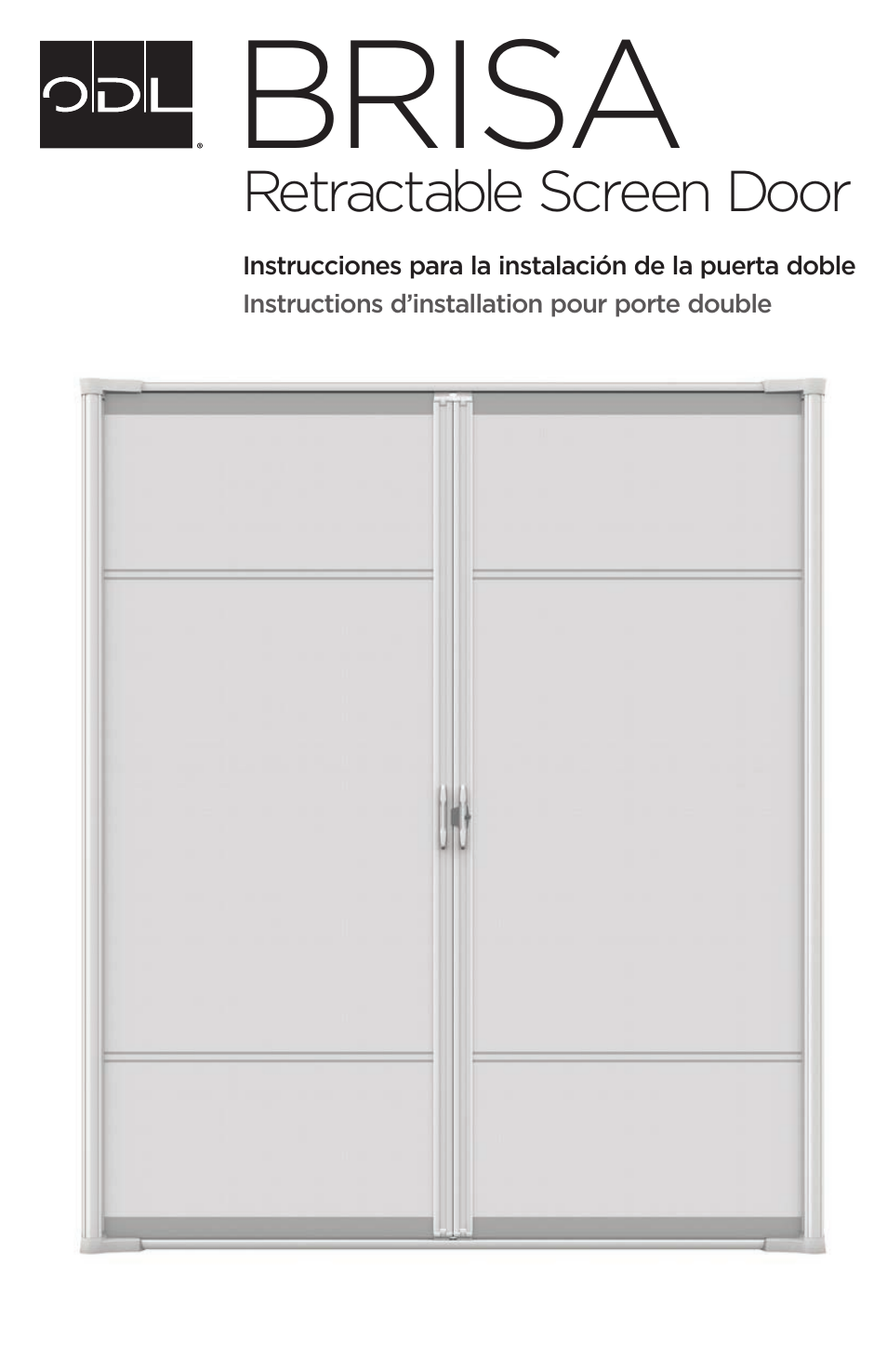 Brisa | ODL Brisa Retractable Screen Doors - double doors User Manual | Page 11 / 20