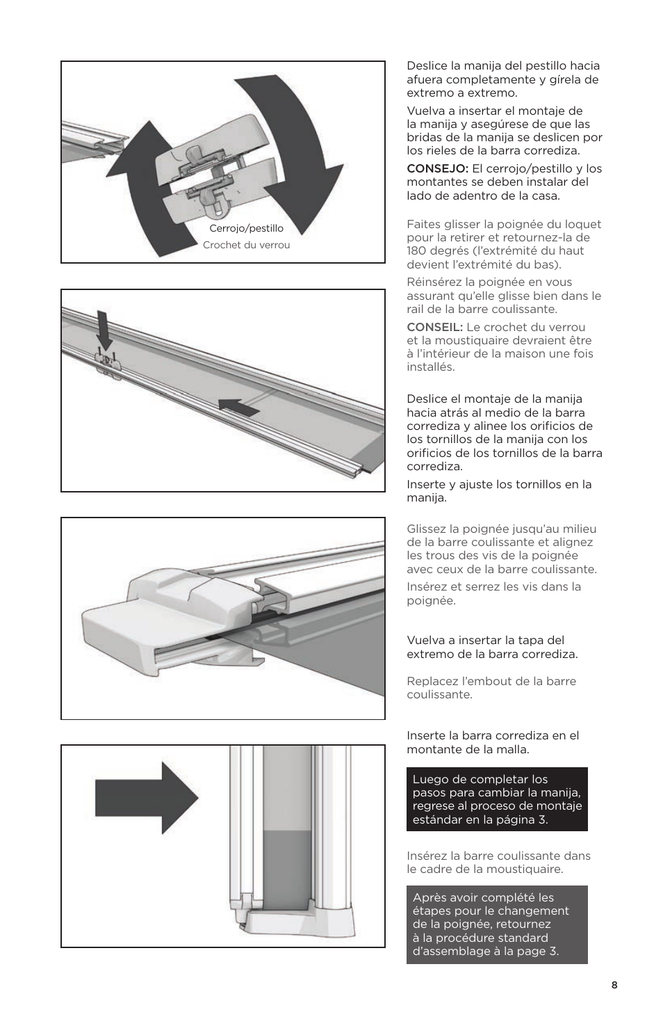 ODL Brisa Retractable Screen Doors - double doors User Manual | Page 19 / 20