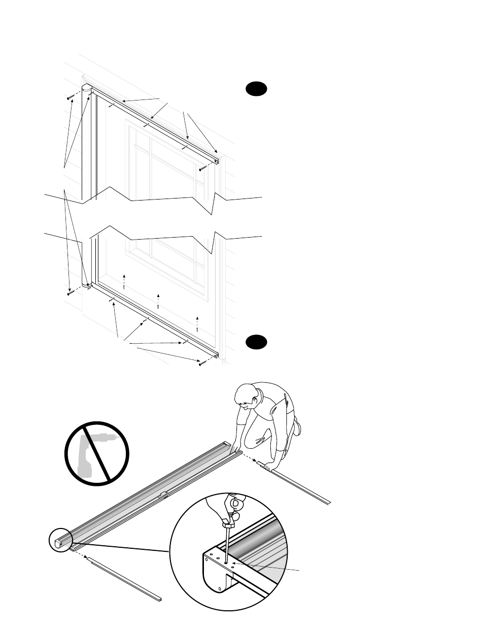 Retractable screen replacement screen instructions | ODL Standard Retractable Screen Door - replacement cartridges User Manual | Page 3 / 8