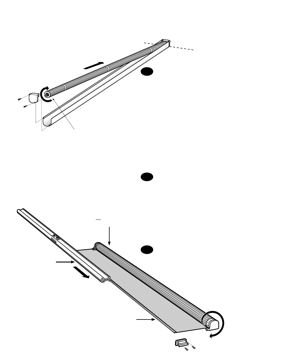 Retractable screen replacement screen instructions | ODL Standard Retractable Screen Door - replacement cartridges User Manual | Page 5 / 8