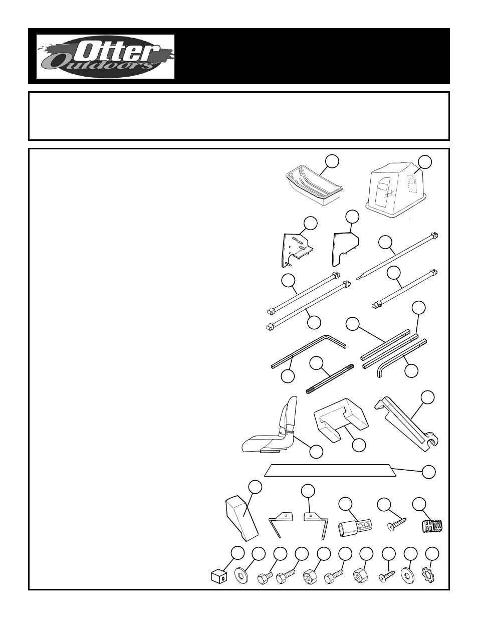 Otter Outdoors Pro XT 1200 Cottage User Manual | 13 pages