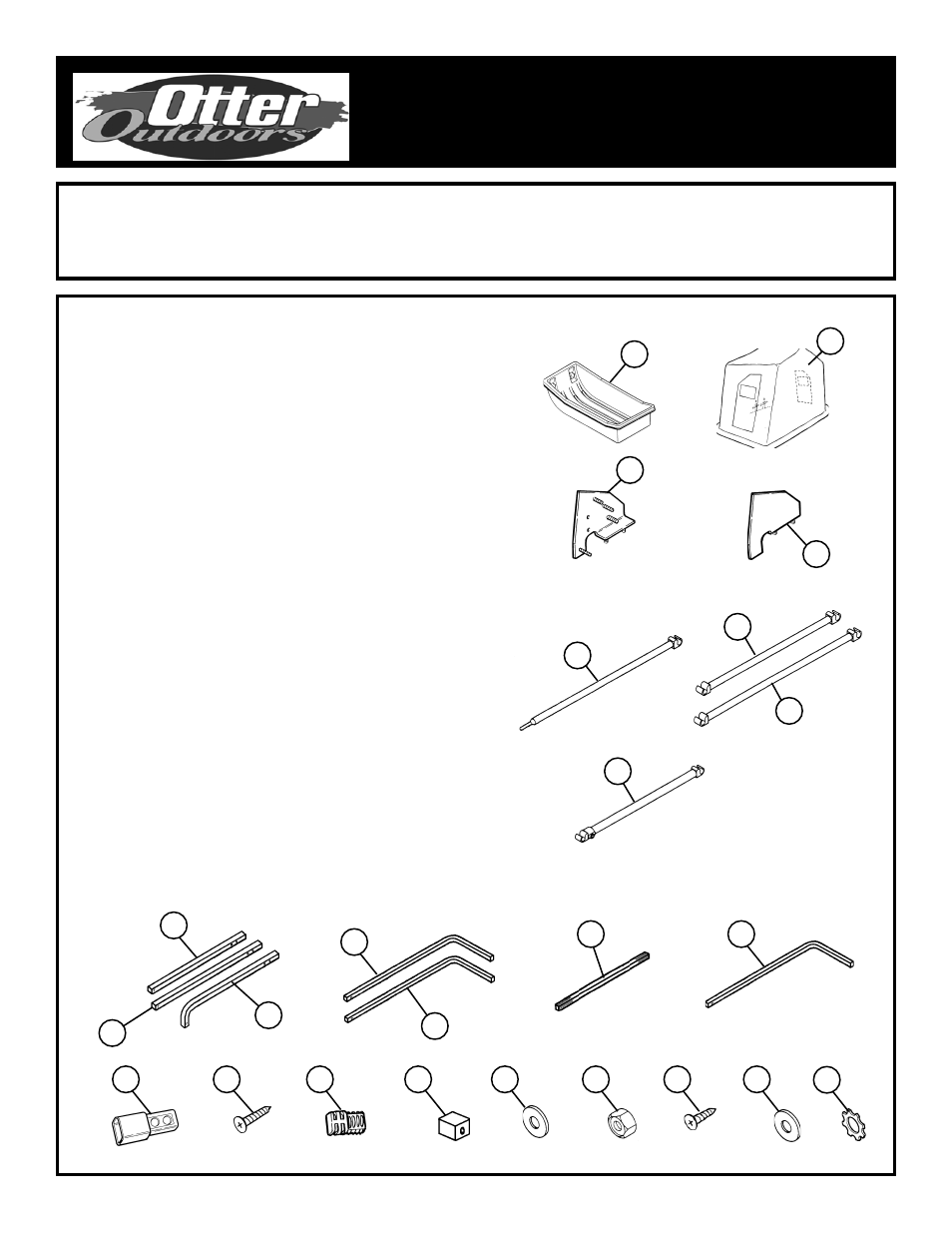 Otter Outdoors Pro XT 1200 Resort User Manual | 11 pages