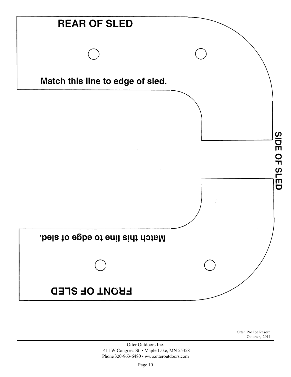 Otter Outdoors Pro Ice Resort User Manual | Page 10 / 10