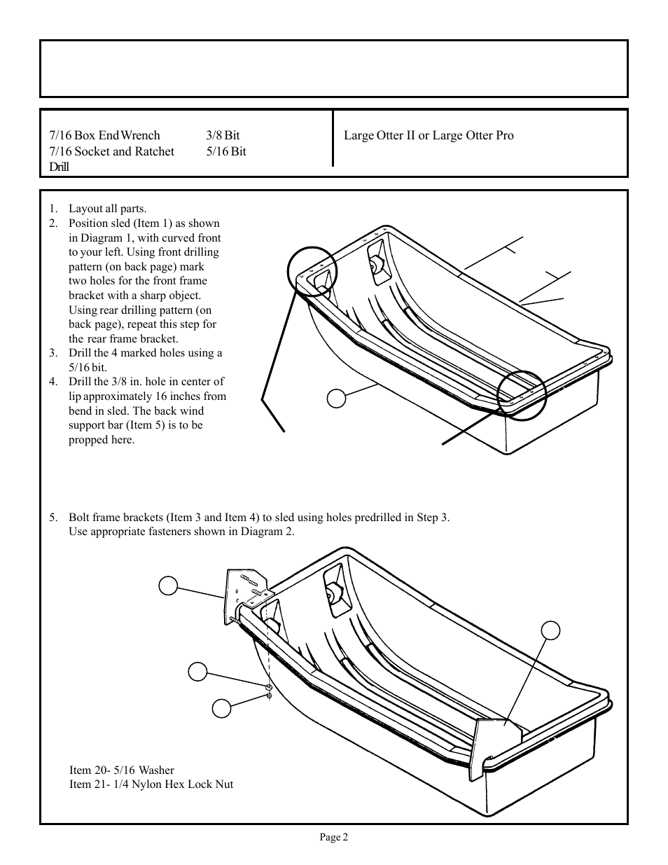 Otter pro ice resort | Otter Outdoors Pro Ice Resort User Manual | Page 2 / 10