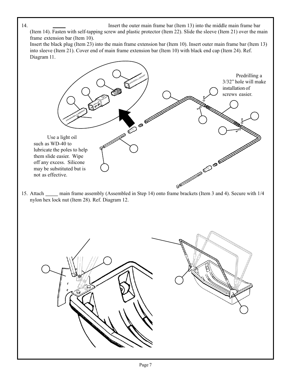 Otter Outdoors Pro Ice Cottage User Manual | Page 7 / 12