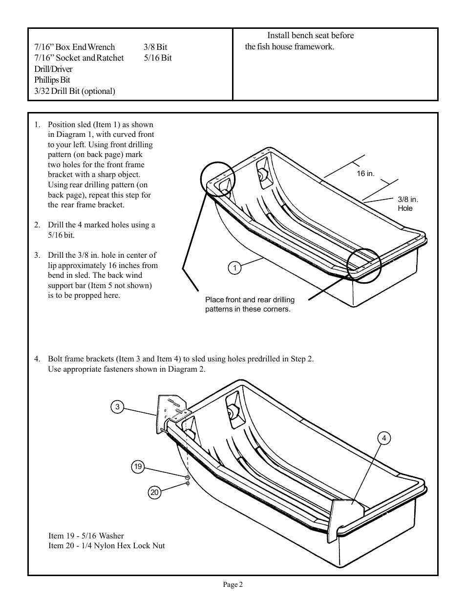 Otter Outdoors Wild Ice Cabin User Manual | Page 2 / 9