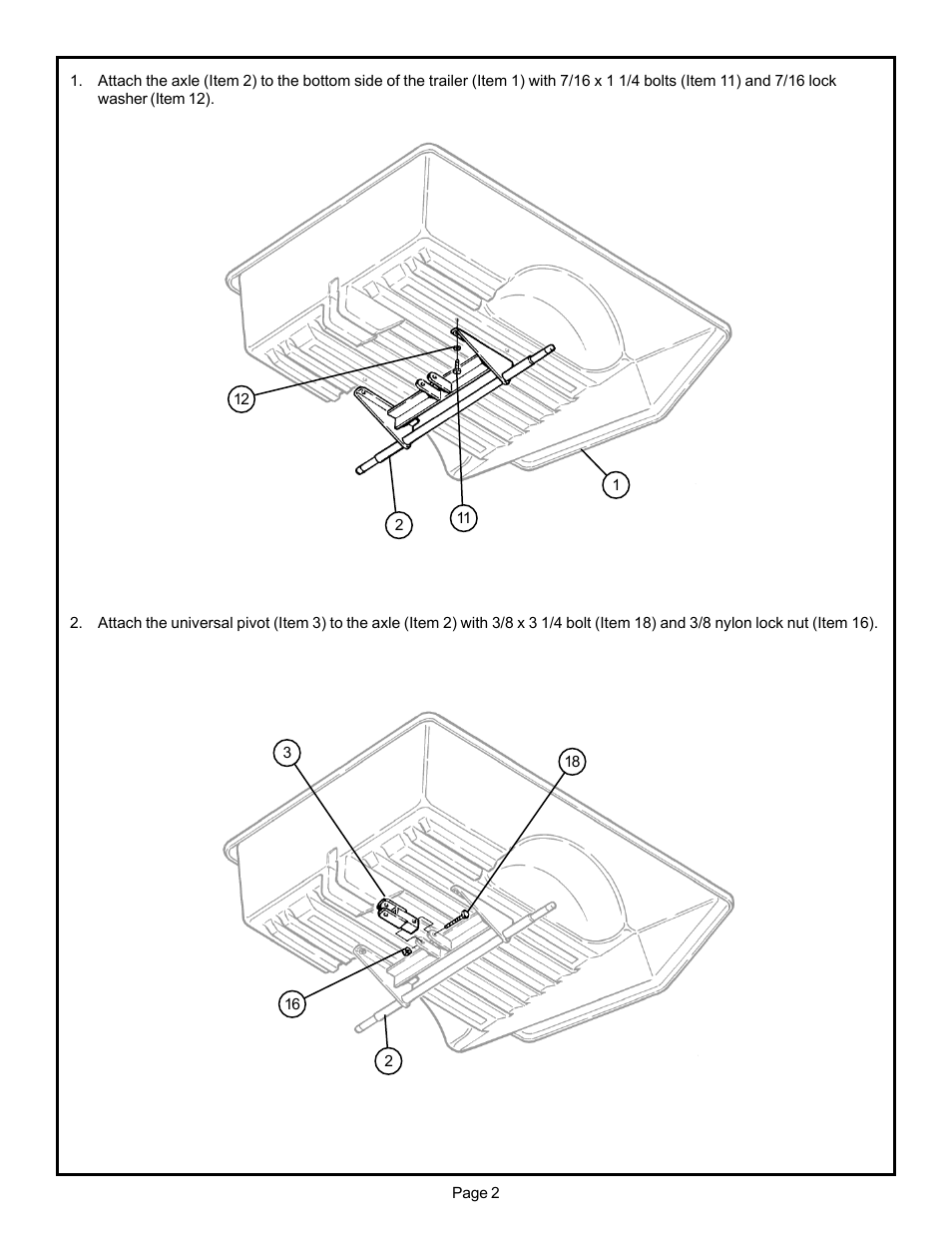 Otter Outdoors Super X IH ATV Trailer User Manual | Page 2 / 5