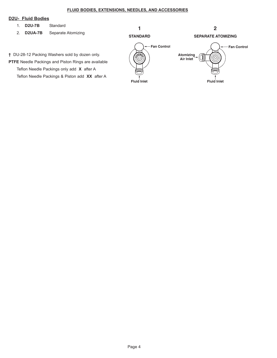 Paasche Airbrush A-D2U-PL User Manual | Page 4 / 4