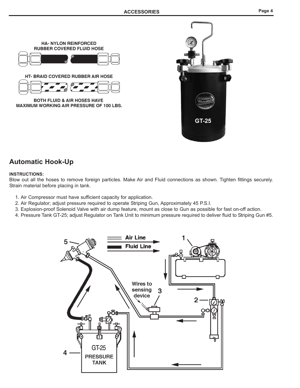 Automatic hook-up | Paasche Airbrush A-BU-PL User Manual | Page 4 / 4
