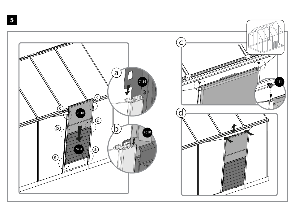 Cd a b | Palram Applications Side Louver Window User Manual | Page 10 / 18