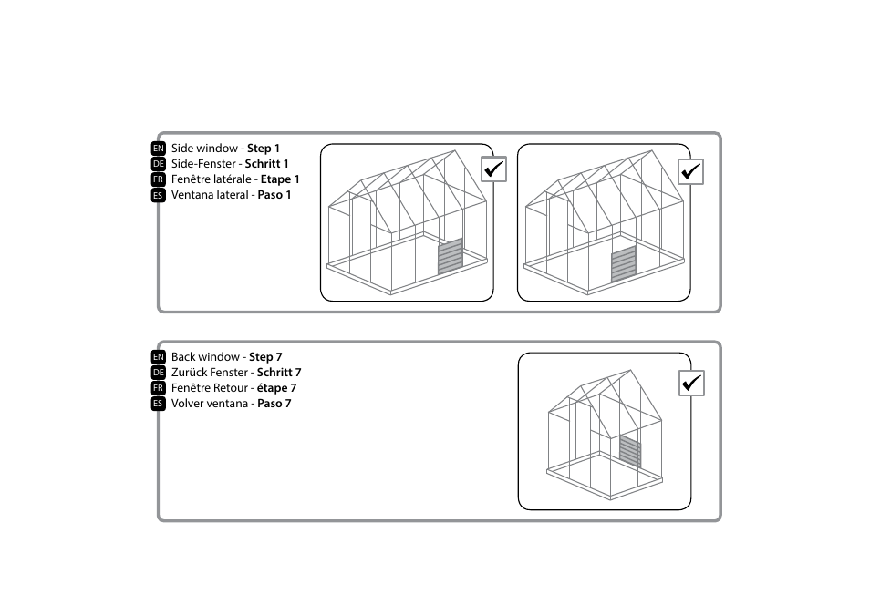 Palram Applications Side Louver Window User Manual | Page 5 / 18