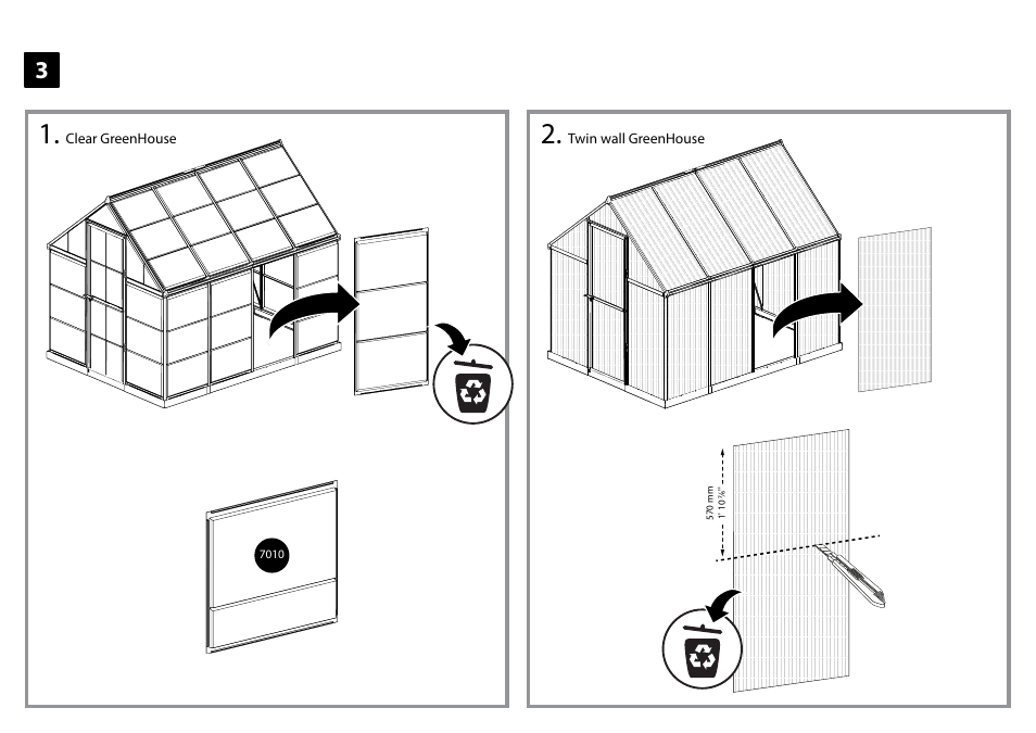 Palram Applications Side Louver Window User Manual | Page 8 / 18
