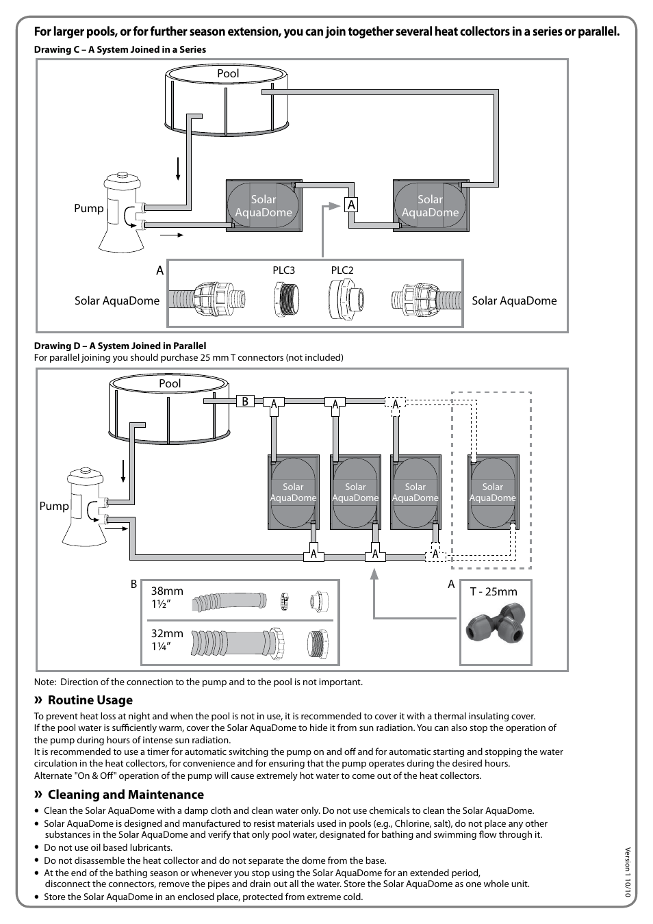 Palram Applications Solar AquaDome Grand User Manual | Page 4 / 10