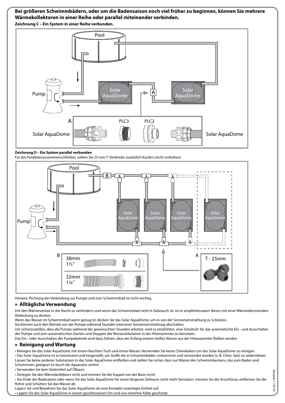 Palram Applications Solar AquaDome Grand User Manual | Page 7 / 10