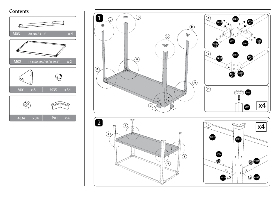Palram Applications Steel Work Bench User Manual | Page 2 / 2