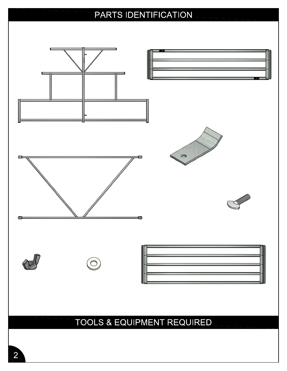 No tools are required to assemble this product | Poly-Tex FB3021 User Manual | Page 2 / 8