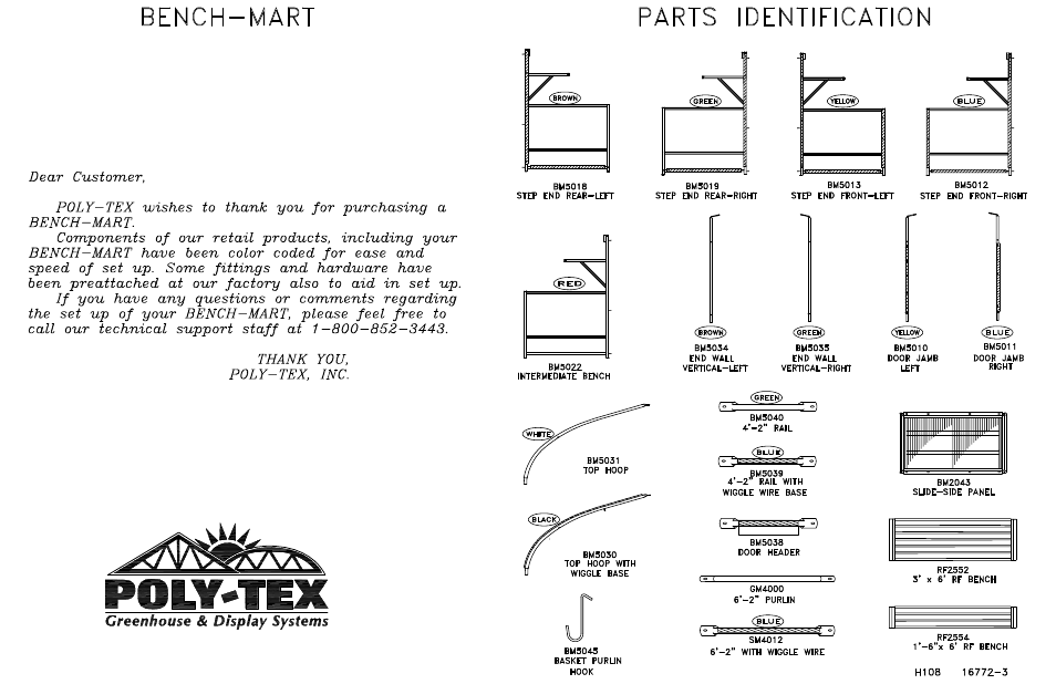 Poly-Tex Bench Mart Deluxe User Manual | Page 4 / 6