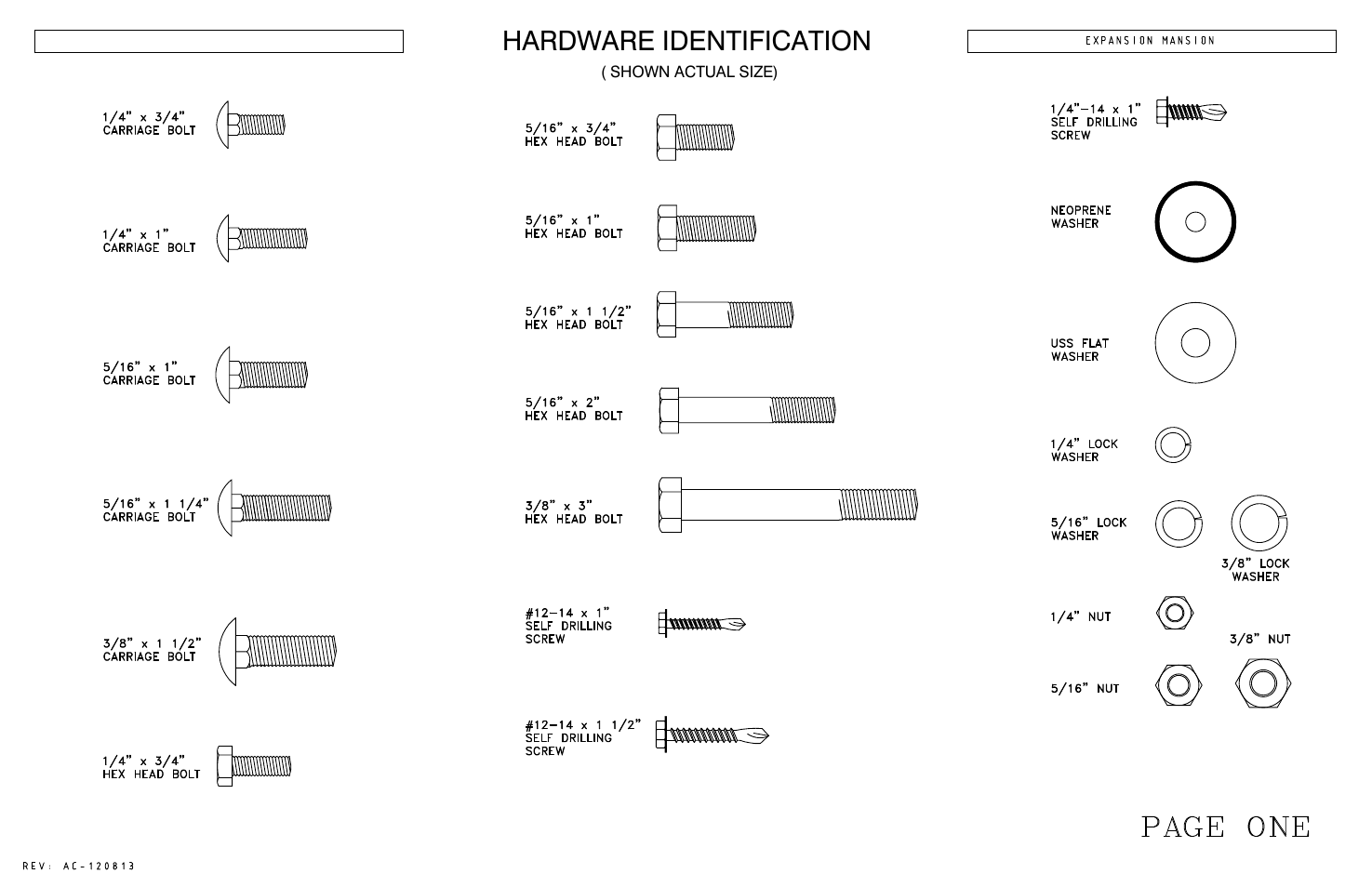 Hardware identification | Poly-Tex EXPANSION MANSION User Manual | Page 4 / 31