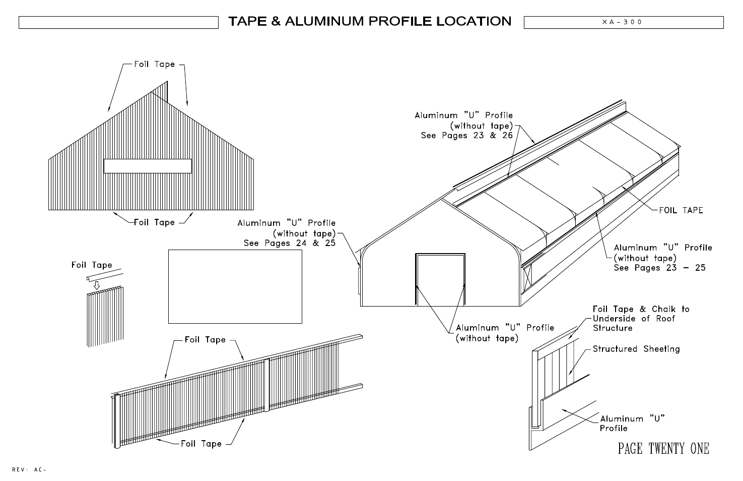 For structured sheeting applications) | Poly-Tex XA300 User Manual | Page 24 / 34