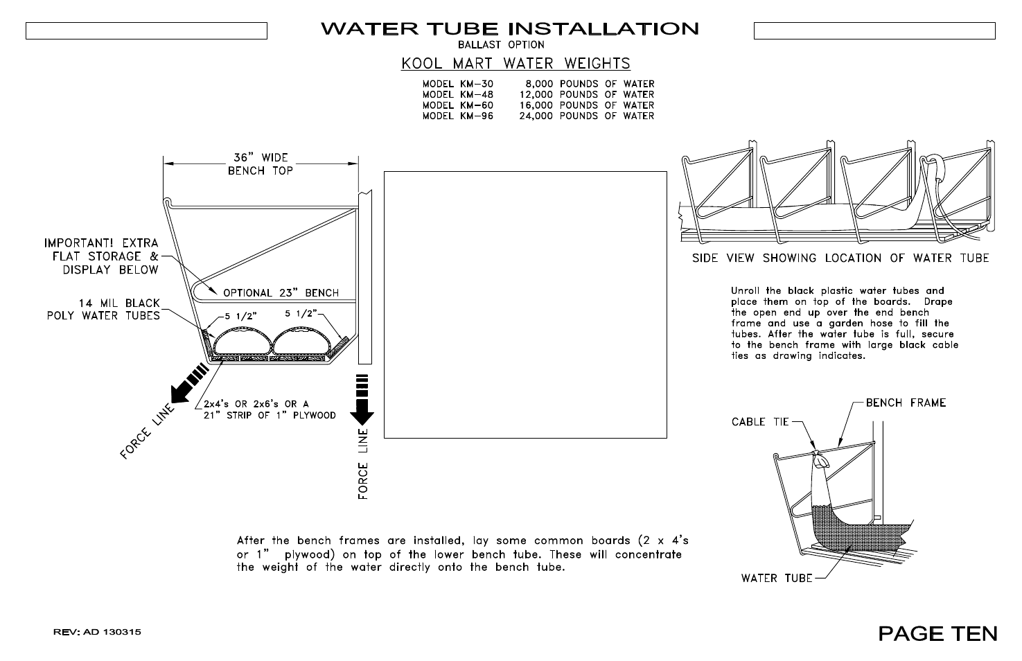 Poly-Tex KOOL MART with Roll-up sides User Manual | Page 13 / 18