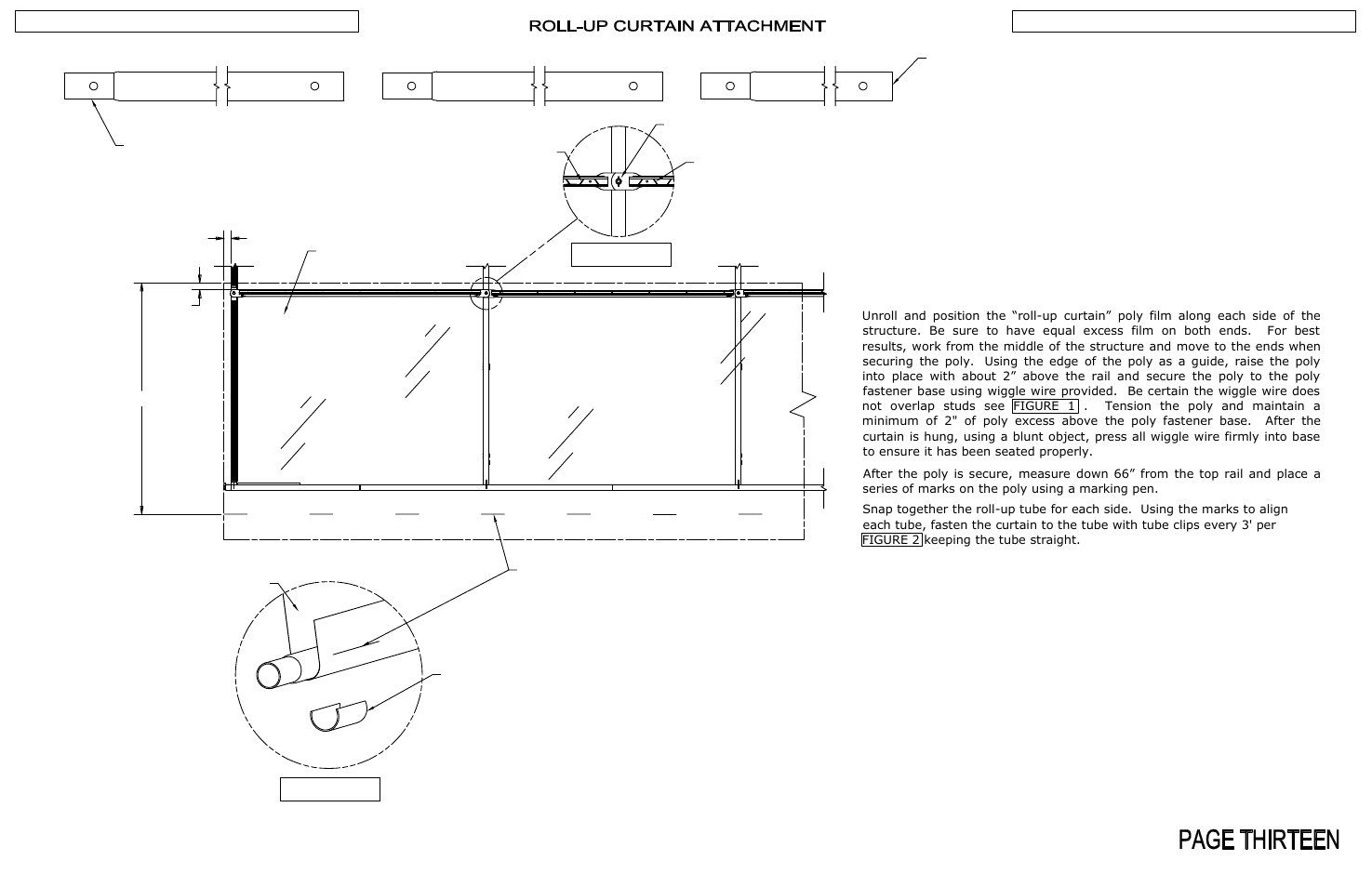 Figure 2, Figure 1 | Poly-Tex KOOL MART with Roll-up sides User Manual | Page 16 / 18