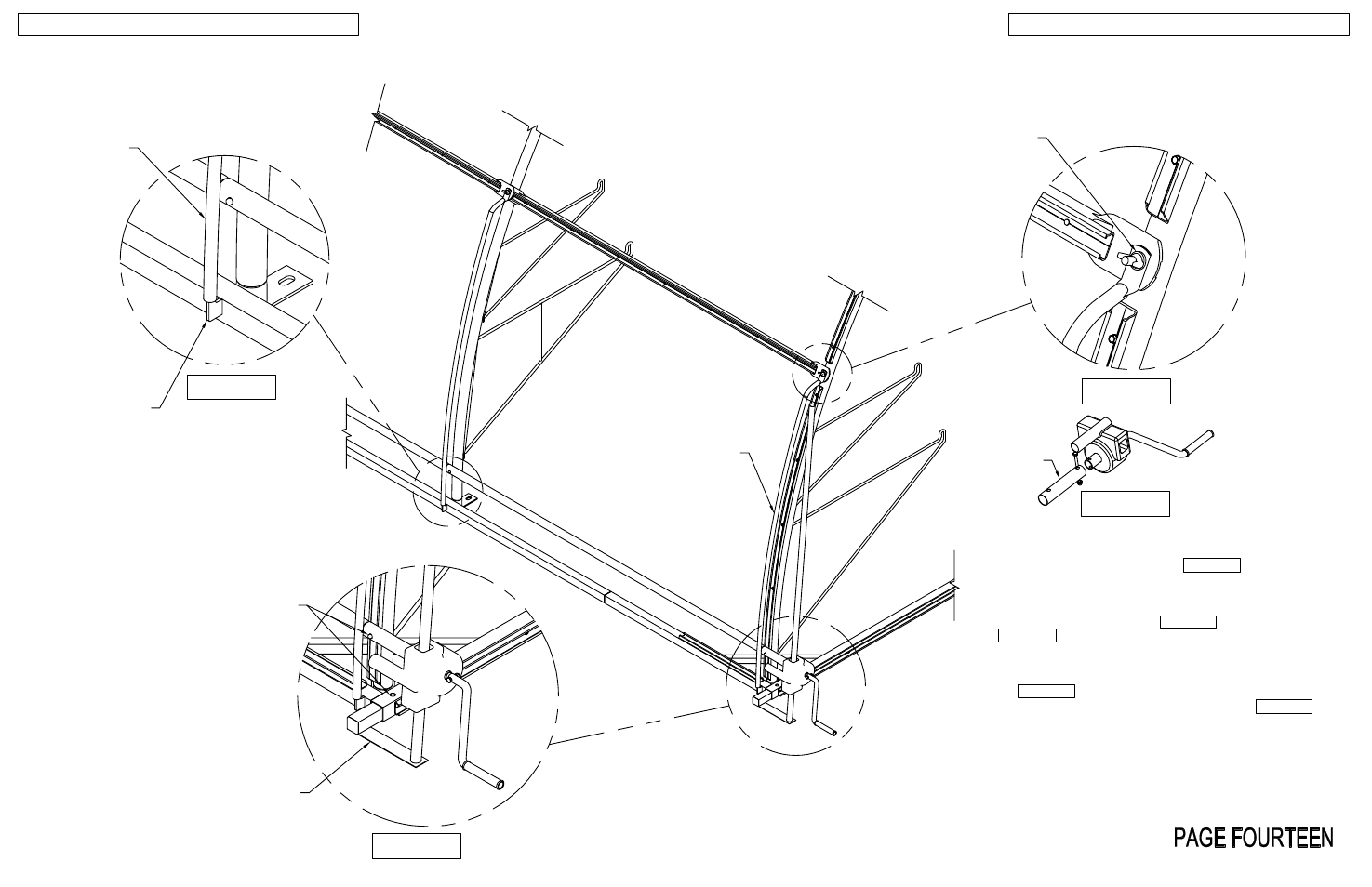 Guide & roll up assembly, Figure 1 figure 2 figure 3 figure 4 | Poly-Tex KOOL MART with Roll-up sides User Manual | Page 17 / 18