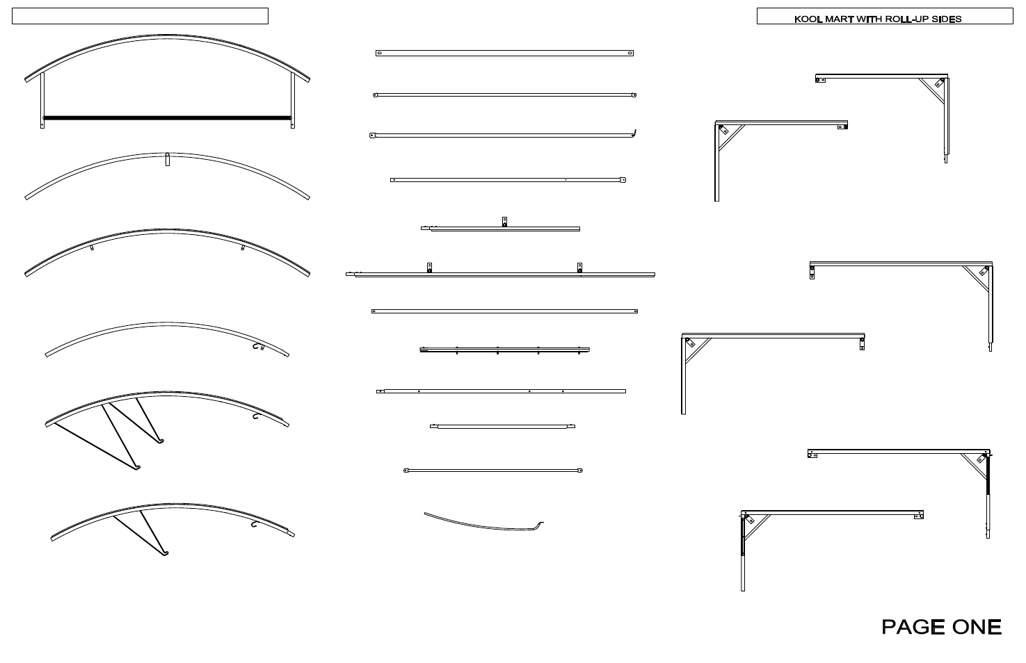 Part identification | Poly-Tex KOOL MART with Roll-up sides User Manual | Page 4 / 18