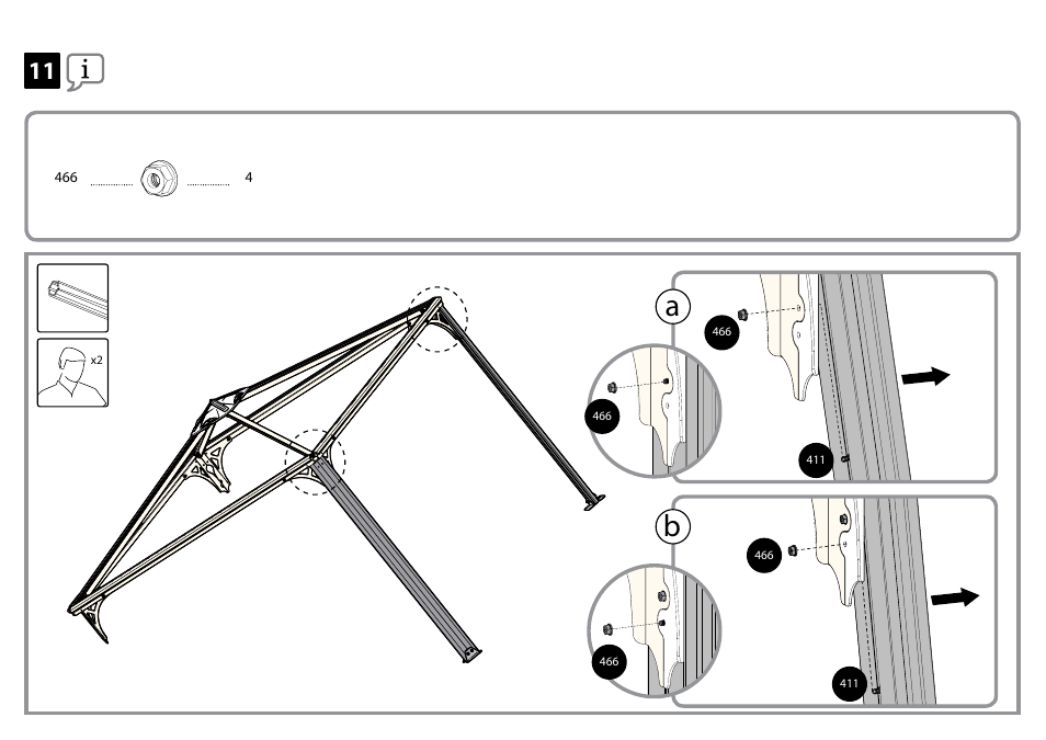 Poly-Tex Palermo - Gazebo 3600 User Manual | Page 18 / 29